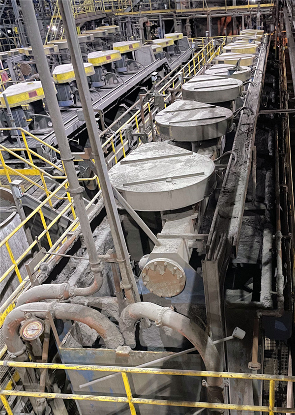 3 Units -banks Of 3-cell Metso Model Dr-500 Flotation Cells)